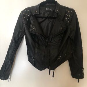 Vintage Studded Biker Jacket